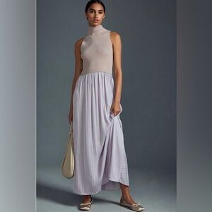 Anthropologie Twofer Dress in Lavender Color